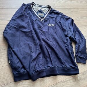 Grace Dark Blue V-Neck Men's Pullover